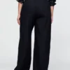 365 High Rise Linen-Blend Trousers