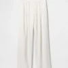 365 High Rise Linen-Blend Trousers