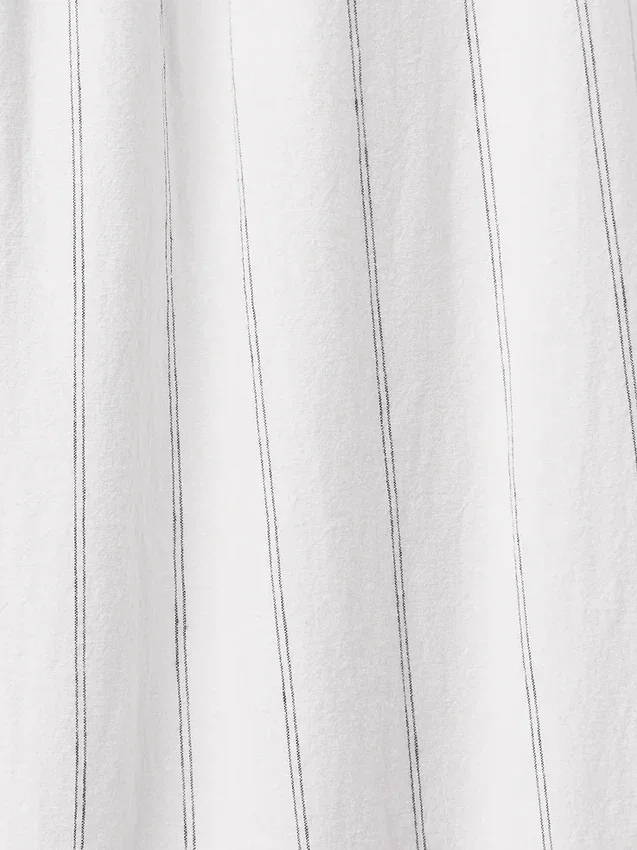 365 High Rise Linen-Blend Trousers