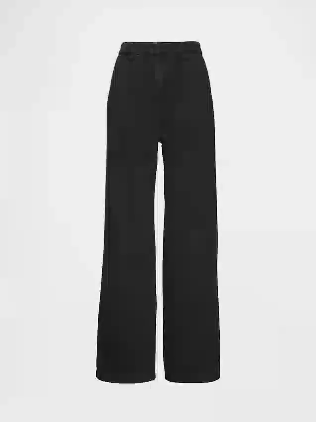 365 High Rise Ultrasoft Pleated Denim Trousers