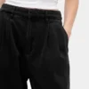 365 High Rise Ultrasoft Pleated Denim Trousers