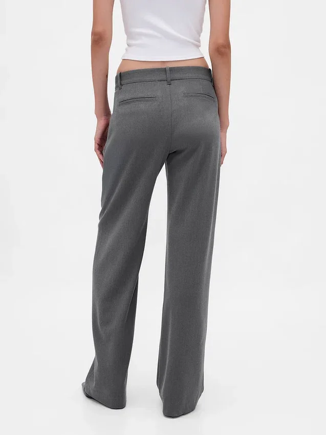 365 Low Rise Brushed Twill Pleated Trousers