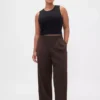 365 Low Rise Brushed Twill Pleated Trousers