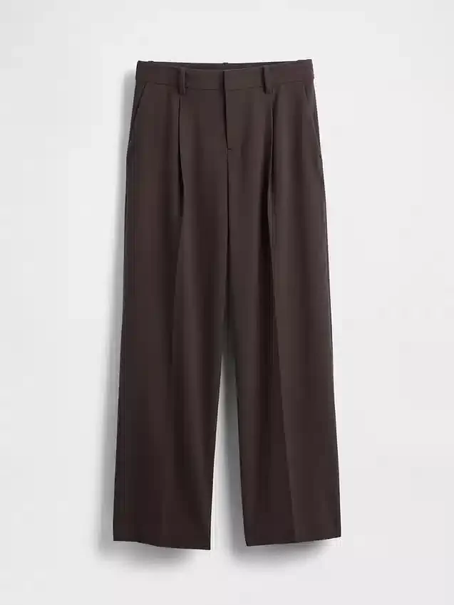365 Low Rise Brushed Twill Pleated Trousers