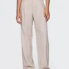 365 Low Rise Linen-Blend Trousers