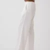 365 Low Rise Linen-Blend Trousers