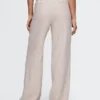 365 Low Rise Linen-Blend Trousers