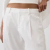 365 Low Rise Linen-Blend Trousers