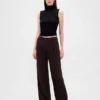 365 Low Rise Pleated Wide-Leg Trousers