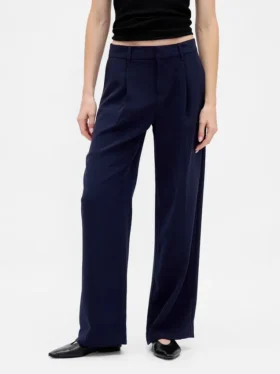 365 Low Rise Pleated Wide-Leg Trousers