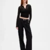 365 Low Rise Pleated Wide-Leg Trousers