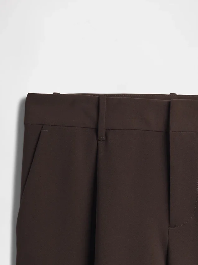 365 Low Rise Pleated Wide-Leg Trousers