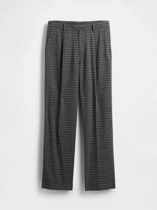 365 Wool-Blend Relaxed Trousers