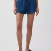 4" Cotton Gauze Denim Easy Shorts