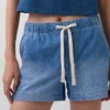4" Denim Easy Shorts