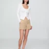 4" Downtown Khaki Shorts