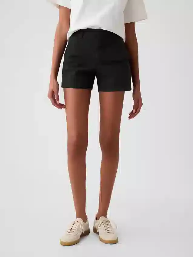 4" Downtown Khaki Shorts