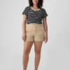 4" Downtown Khaki Shorts