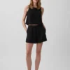 4" Mid Rise Cotton Gauze Easy Shorts