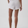 4" Mid Rise Cotton Gauze Easy Shorts