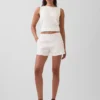 4" Mid Rise Linen-Blend Shorts