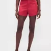 4" Mid Rise Linen-Blend Shorts