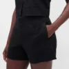 4" Mid Rise Linen-Blend Shorts