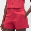 4" Mid Rise Linen-Blend Shorts