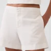 4" Mid Rise Linen-Blend Shorts