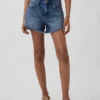 4" Mid Rise Ultrasoft Relaxed Cutoff Shorts