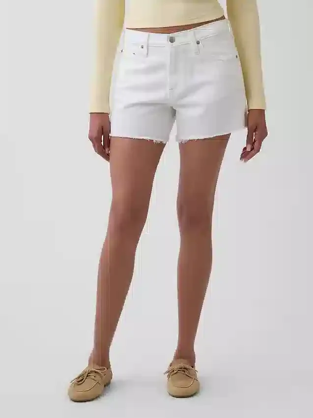 4" Mid Rise Ultrasoft Relaxed Cutoff Shorts