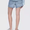 4" Mid Rise Ultrasoft Relaxed Cutoff Shorts