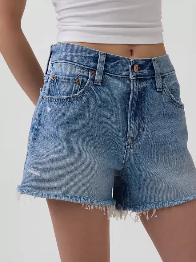 4" Mid Rise Ultrasoft Relaxed Cutoff Shorts
