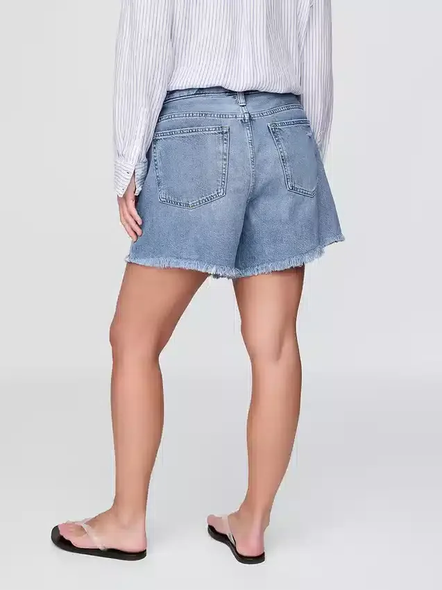 4" Mid Rise Ultrasoft Relaxed Cutoff Shorts