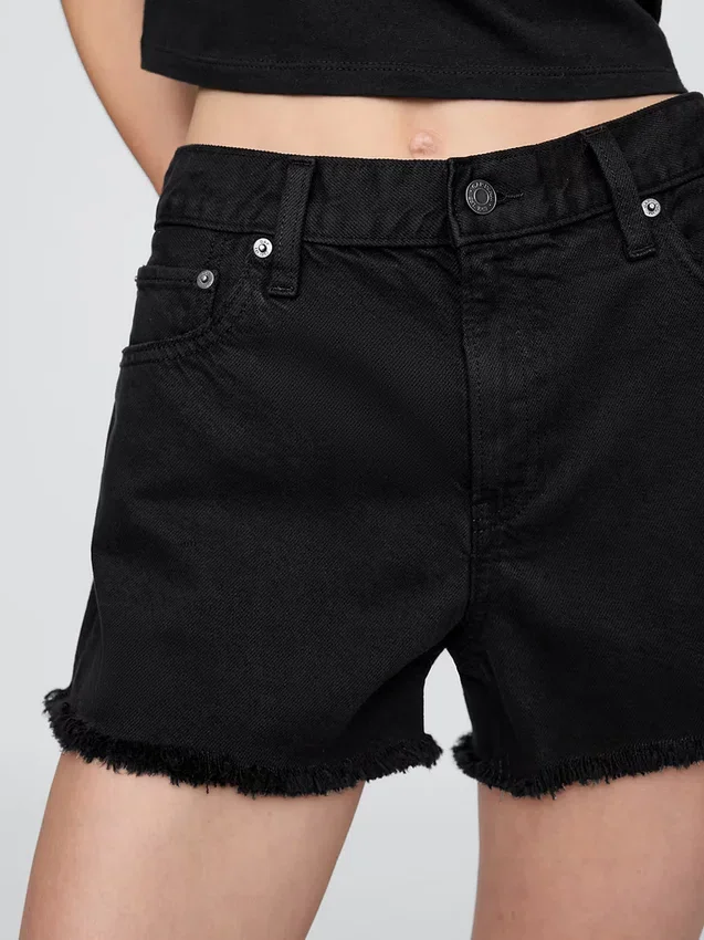 4" Mid Rise Ultrasoft Relaxed Cutoff Shorts