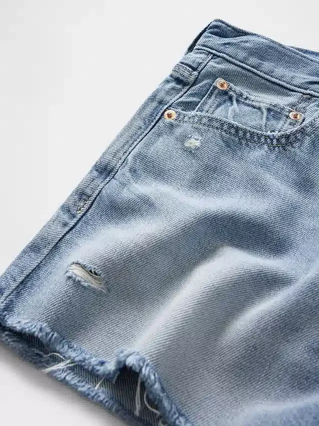 4" Mid Rise Ultrasoft Relaxed Cutoff Shorts