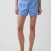 4" Seersucker Plaid Boxer Shorts