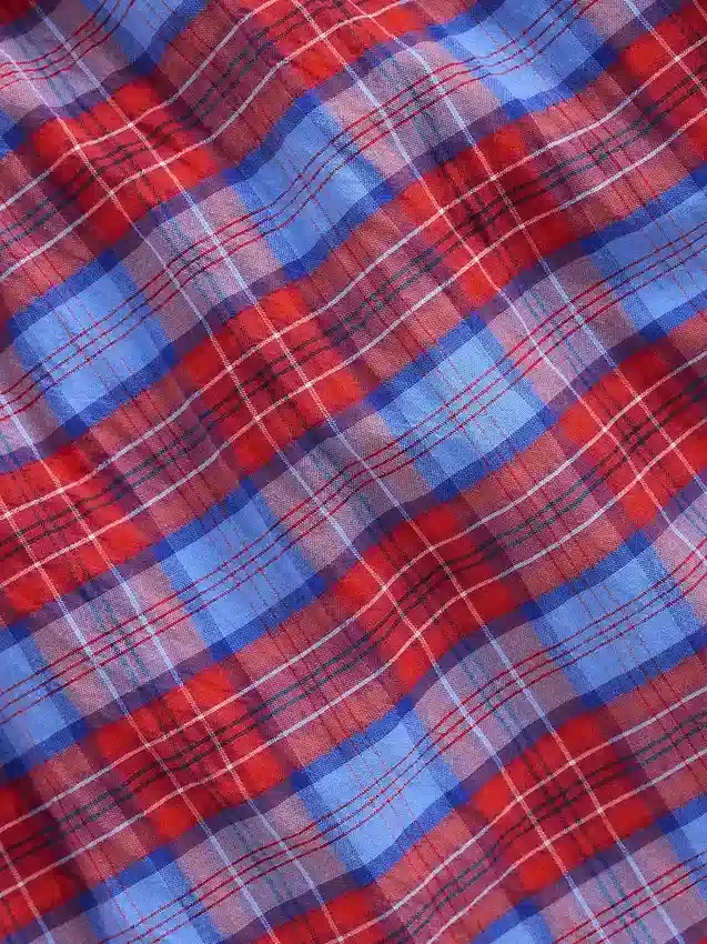 4" Seersucker Plaid Boxer Shorts
