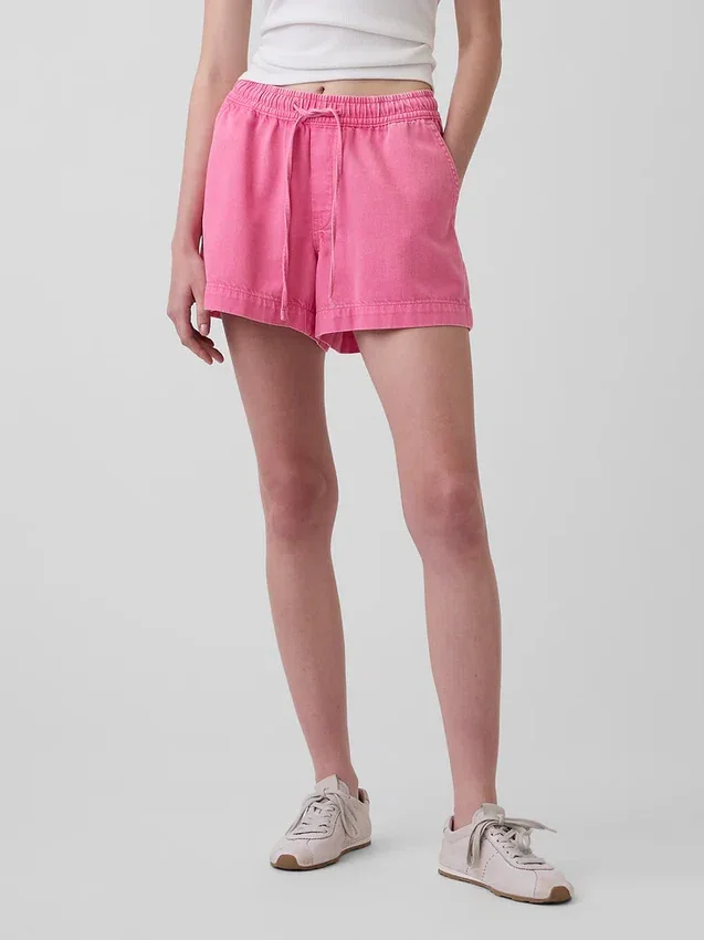 4" Ultrasoft Denim Easy Shorts