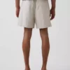 5.5" Linen-Blend Relaxed Shorts