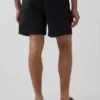 5.5" Linen-Blend Relaxed Shorts