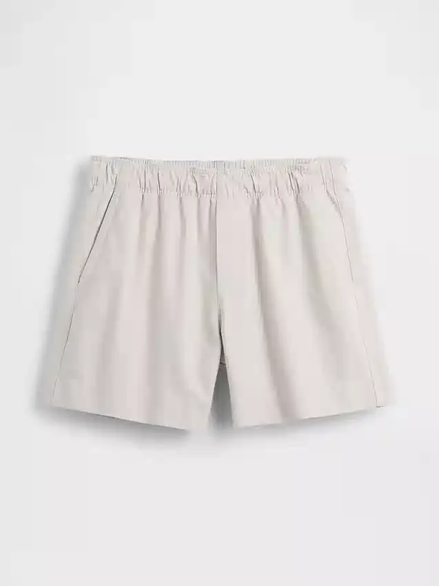 5.5" Linen-Blend Relaxed Shorts