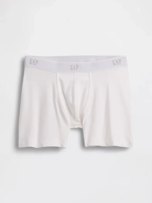 5" Organic Stretch Cotton Boxer Briefs