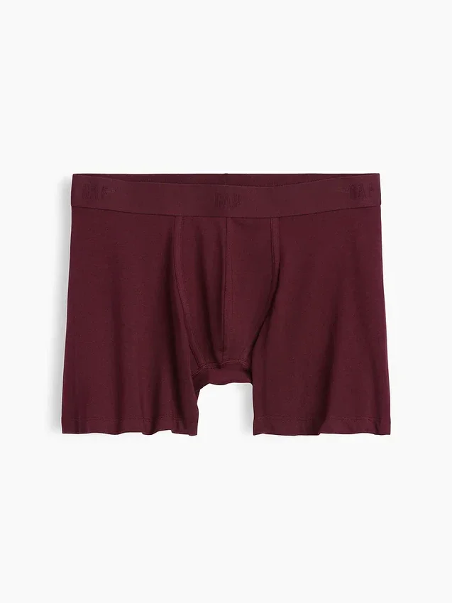 5" Organic Stretch Cotton Boxer Briefs