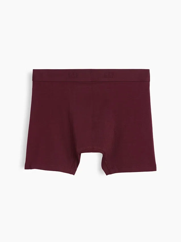 5" Organic Stretch Cotton Boxer Briefs
