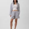 6" Linen-Blend Easy Shorts