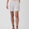 6" Linen-Blend Easy Shorts