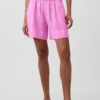 6" Linen-Blend Easy Shorts