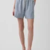 6" Linen-Blend Easy Shorts