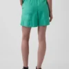 6" Linen-Blend Easy Shorts